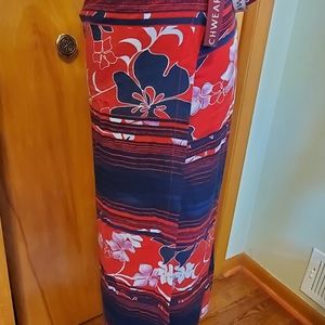 Dolce gabbana cover up wrap skirt beachwear